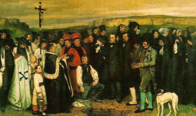 Gustave Courbet: Funerale a Ornans (1849)